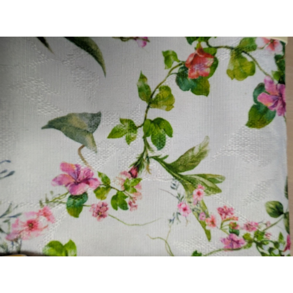 Charles Gallen Hibiscus Place Mats Set of 4 Irish Damask Floral 12x18 - Picture 6 of 6